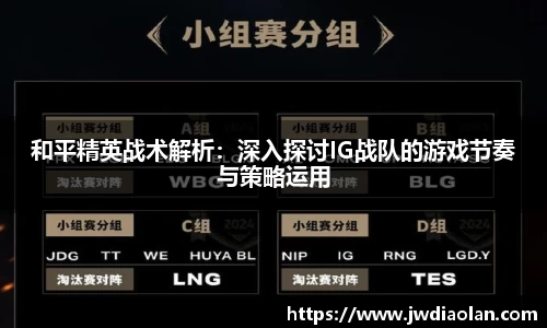 和平精英战术解析：深入探讨IG战队的游戏节奏与策略运用