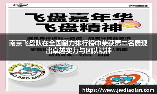 南京飞盘队在全国耐力排行榜中荣获第二名展现出卓越实力与团队精神